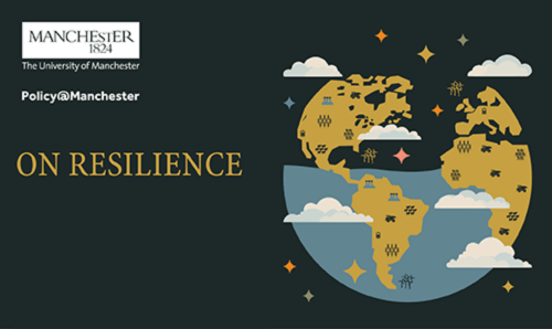 Image with the title 'On Resilience' and an illustration of a globe.