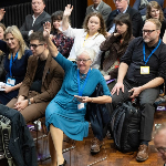 Picture taken of audience at one of the Policy@Manchester panel discussions at Conservative Party Conference