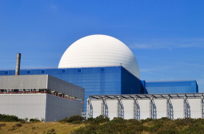 The reactor dome of the nuclear power station at Sizewell in the UK