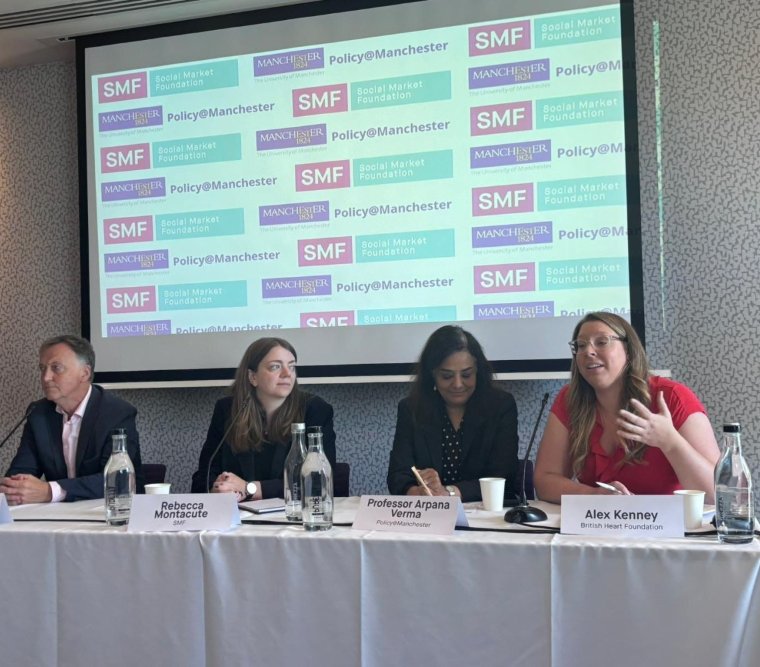 Professor Arpana Verma, pictured alongside fellow panellists at the Liberal Democrat Party Conference