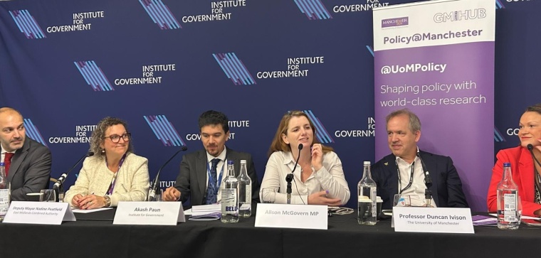 Panellists pictured at Labour Party Conference

