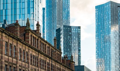 The Deansgate towers, Manchester