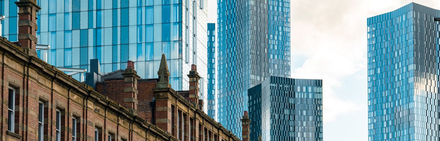 The Deansgate towers in Manchester