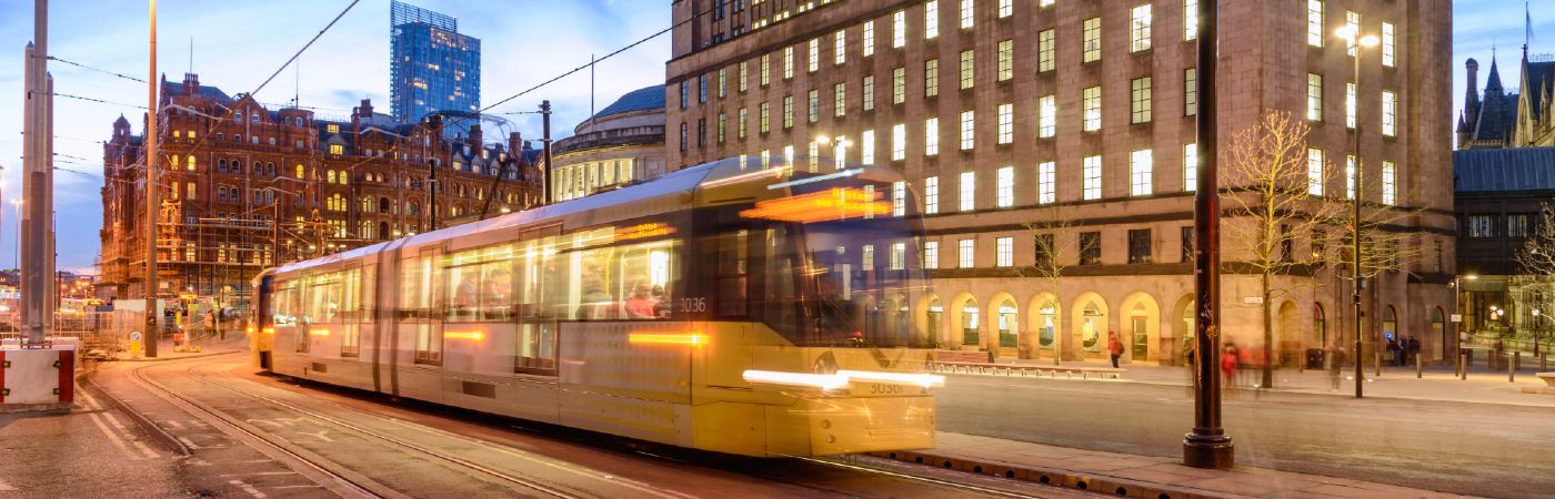 Tram in Manchester