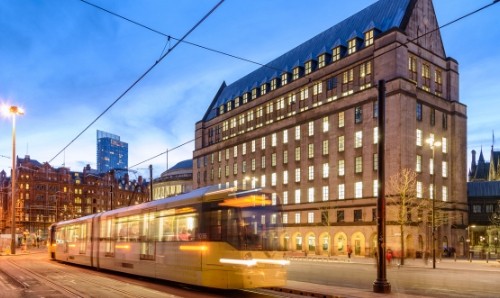 Tram in Manchester